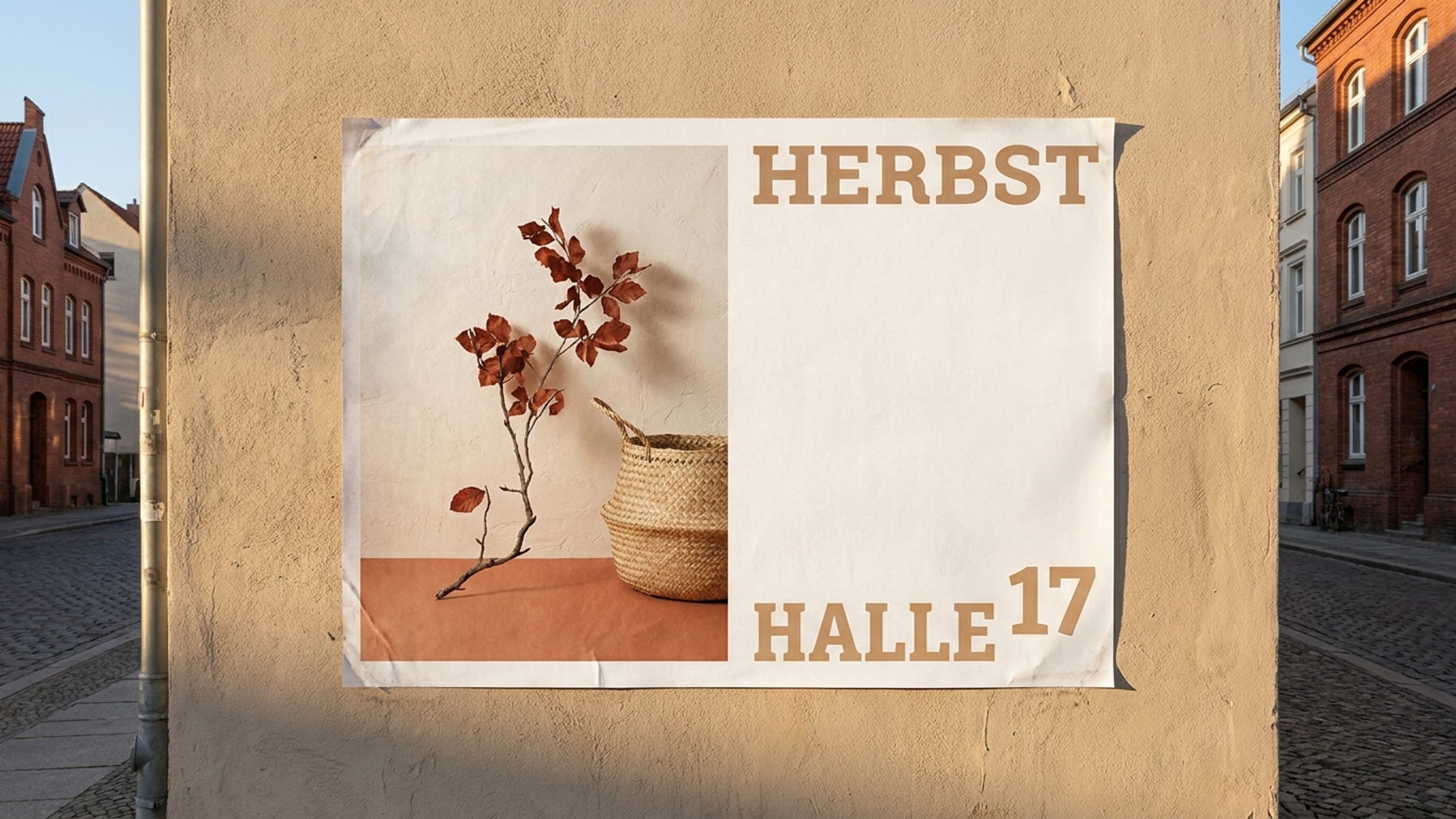 Plakatmotiv im Stadtraum