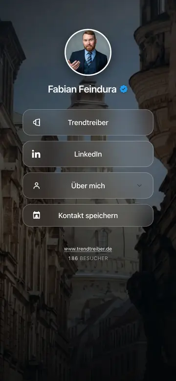 Fabian Feindura: Startseite auf dem Handy