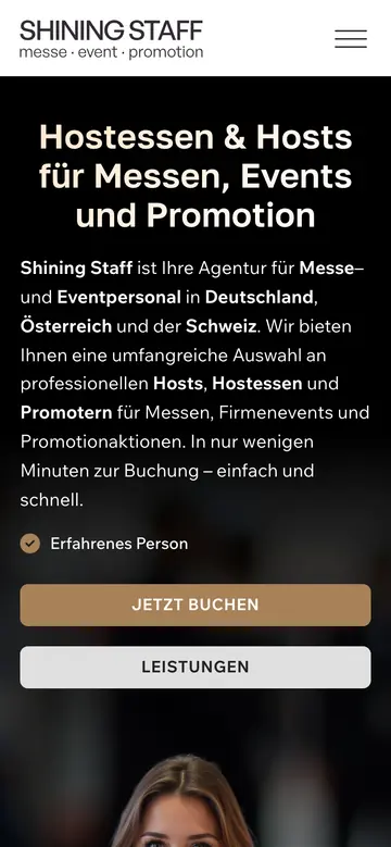 Shining Staff: Startseite auf dem Handy